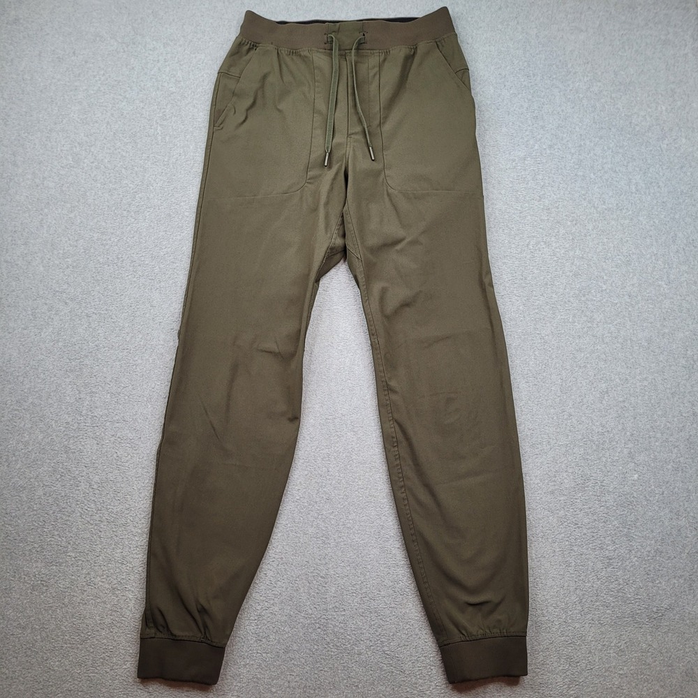 Lululemon ABC Jogger Mens Medium Olive Green Warpstreme Athletic Pants